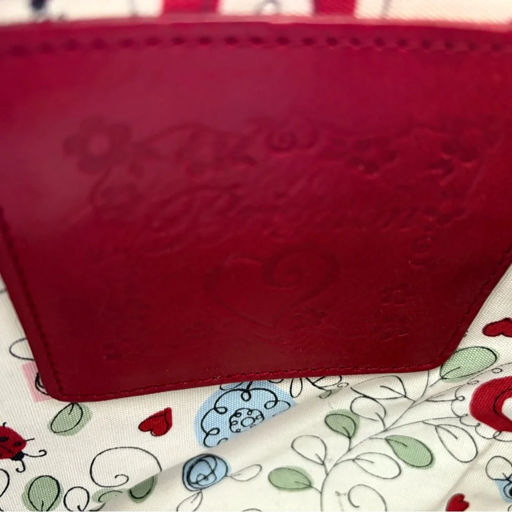 Brighton Red and Cream Floral Tote - Picture 5 of 5